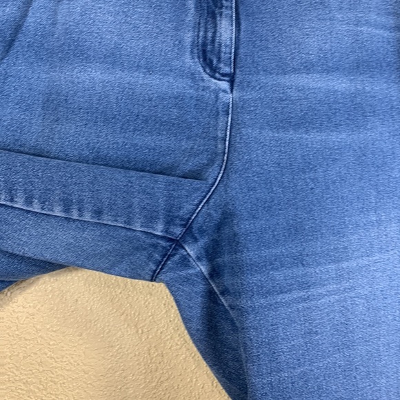 Allison Daley Jeans Pants Blue 22W Mid Rise 100% Cotton Medium Wash Ankle Crop - Picture 5 of 13